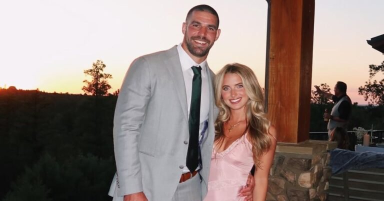 The Baltimore Ravens Tight End Mark Andrews And His Girlfriend Elena