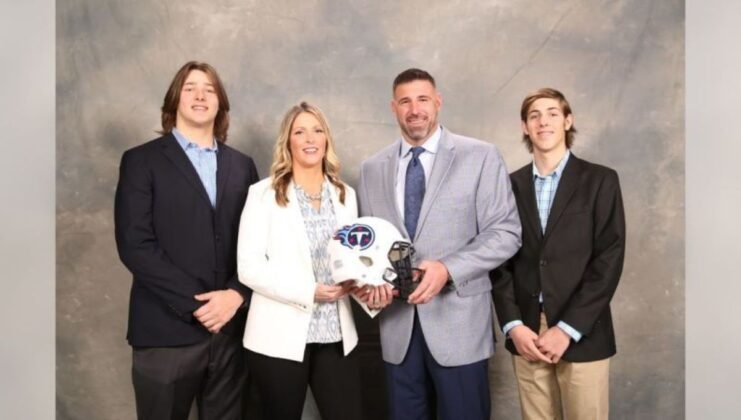 Coach Mike Vrabel and Wife Jen Raise Two Athletic Kids, Tyler and ...